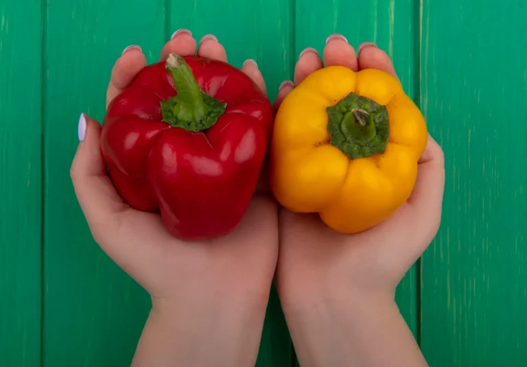 An assortment of green, red, yellow, and orange bell peppers.